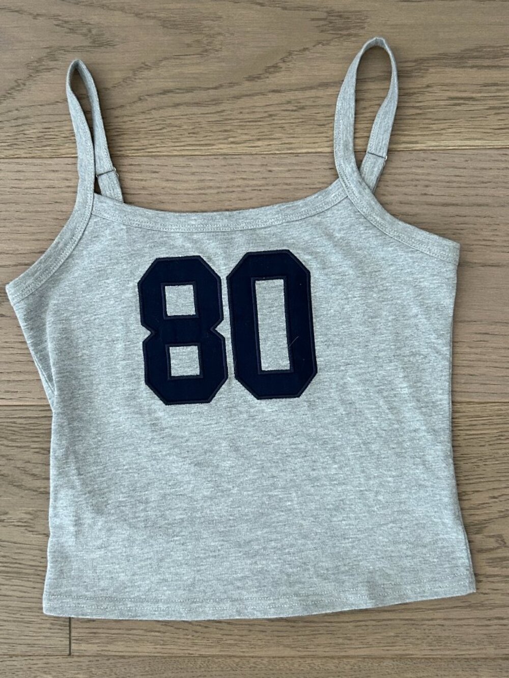 NEW Edikted Gray 80 Graphic Cami Tank Top XS